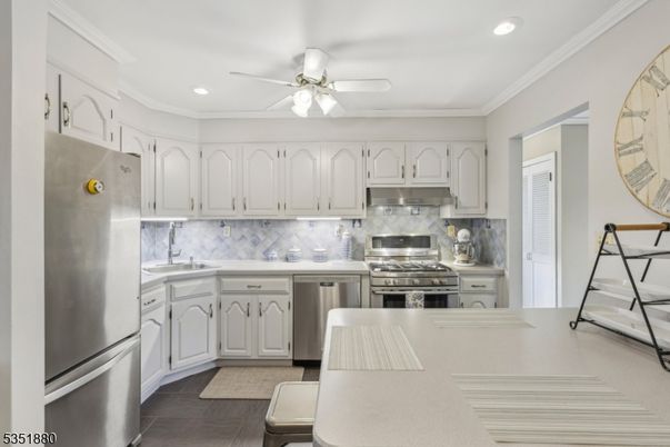 Interior, Kitchen, Recessed Lighting, Stainless Steel Appliances