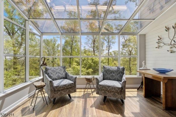 Glass Ceilings, Interior, Sun Room, Wood Texture Flooring