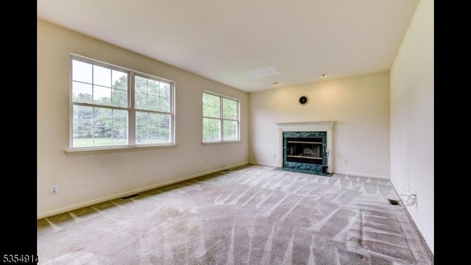 Empty room, Fireplace, Interior