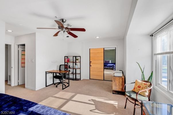 Home Office, Interior, Recessed Lighting