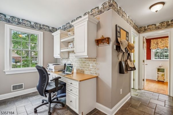 Home Office, Interior, Wood Texture Flooring