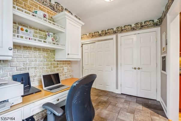 Home Office, Interior, Stone Walls