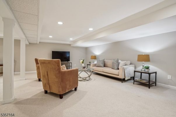 Interior, Living room, Recessed Lighting