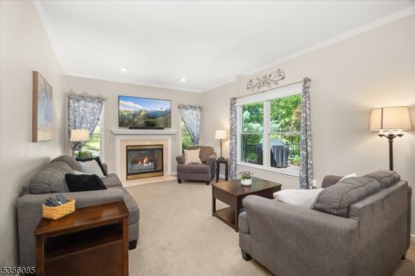 Fireplace, Interior, Living room, Recessed Lighting
