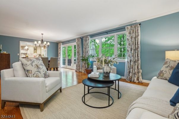 Chandelier, Dining room, Interior, Living room, Wood Texture Flooring