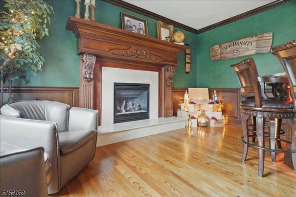Fireplace, Interior, Wood Texture Flooring