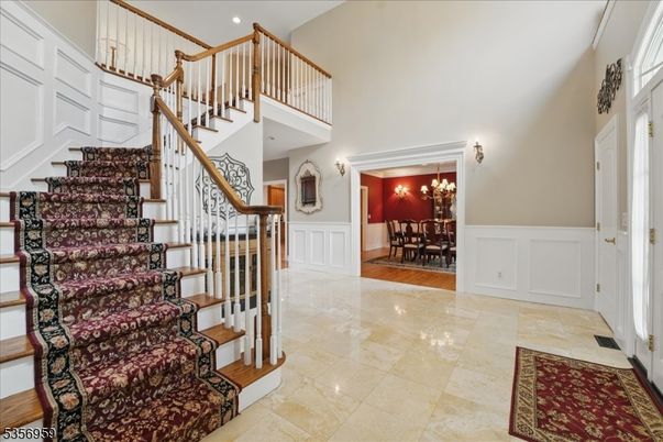 Chandelier, Dining room, Interior, Recessed Lighting