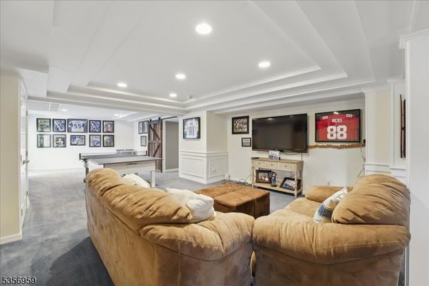 Billiard Table, Game Room, Interior, Living room, Recessed Lighting