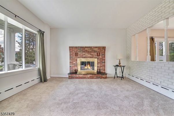 Empty room, Fireplace, Interior, Stone Walls