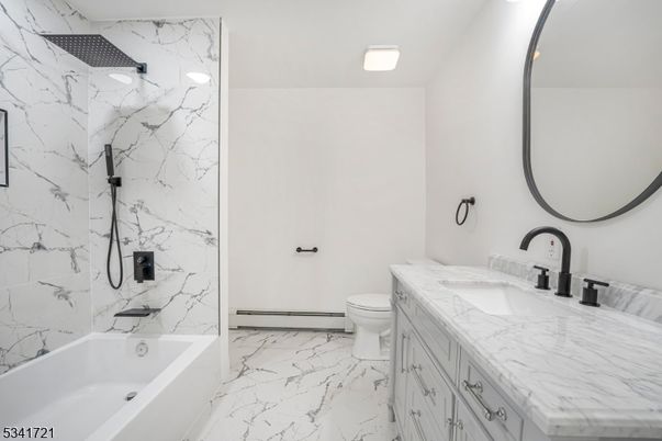 Bathroom, Dual Sink Vanities, Interior, Marble, Marble Walls
