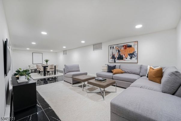 Dining room, Interior, Living room, Recessed Lighting