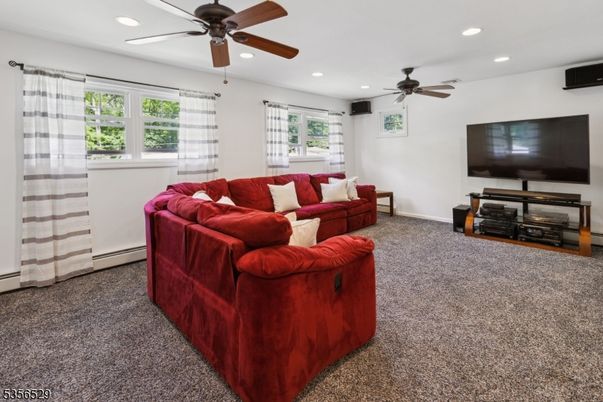 Interior, Living room, Recessed Lighting
