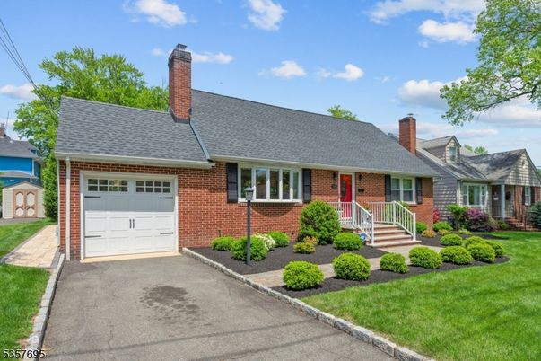 Attached, Exterior, Facade, Brick Facade, Cape Cod