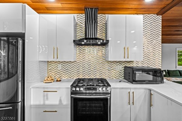 Interior, Kitchen, Recessed Lighting, Stainless Steel Appliances