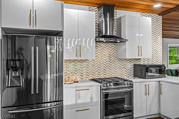 Interior, Kitchen, Recessed Lighting, Stainless Steel Appliances