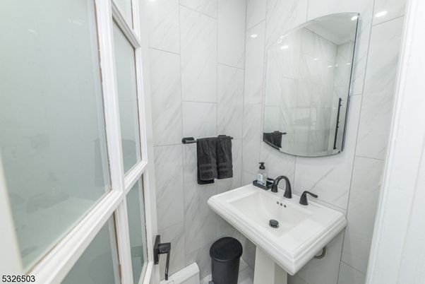 Bathroom, Glass Shower, Interior, Marble Walls