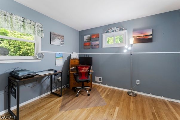 Home Office, Interior, Wood Texture Flooring