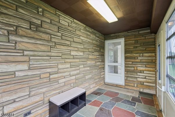 Empty room, Interior, Stone Walls, Wooden Walls