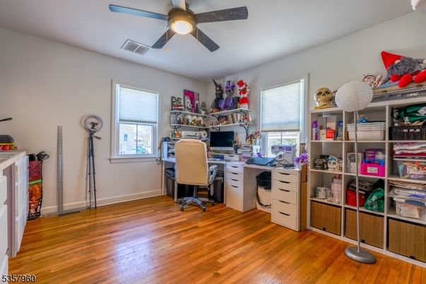 Home Office, Interior, Wood Texture Flooring