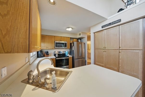 Interior, Kitchen, Recessed Lighting, Stainless Steel Appliances