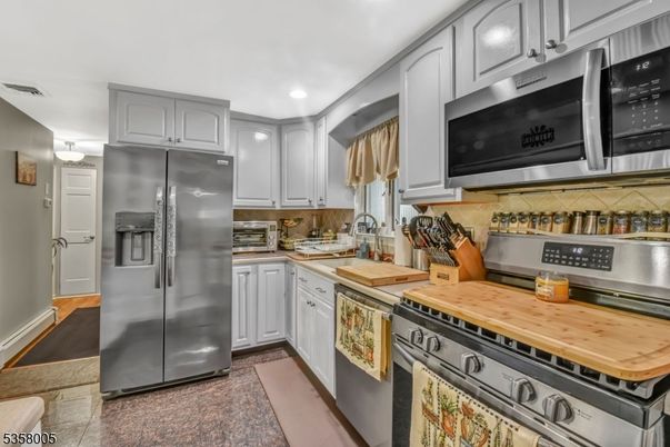 Interior, Kitchen, Recessed Lighting, Stainless Steel Appliances
