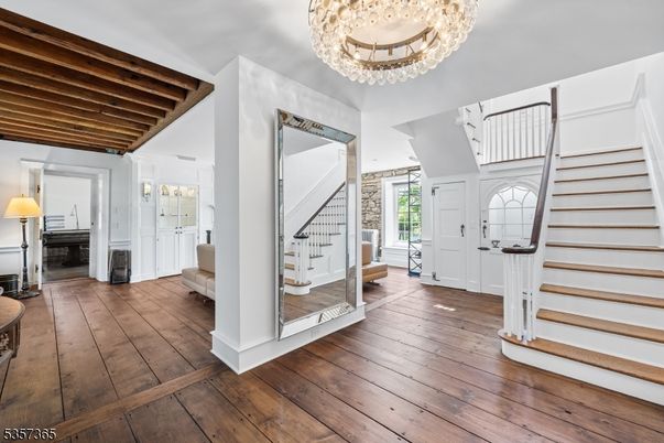 Chandelier, Interior, Wood Texture Flooring