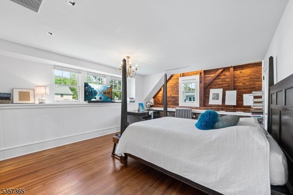 Bedroom, Interior, Wood Texture Flooring, Wooden Walls