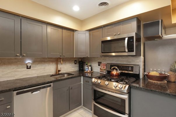 Interior, Kitchen, Recessed Lighting, Stainless Steel Appliances