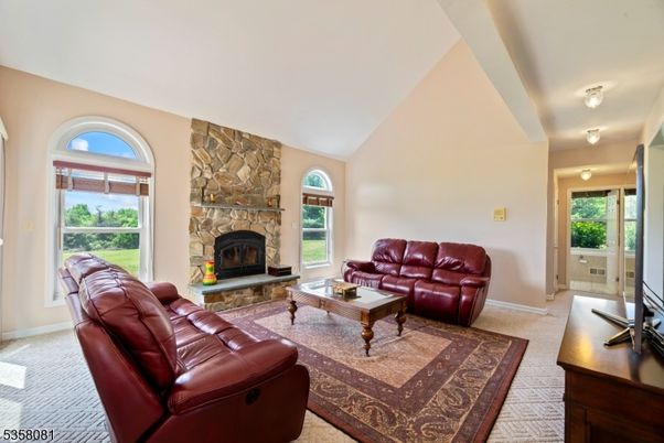 Fireplace, Interior, Living room, Stone Walls