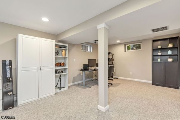 Home Office, Interior, Recessed Lighting