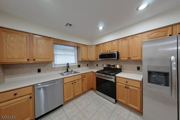 Interior, Kitchen, Recessed Lighting, Stainless Steel Appliances