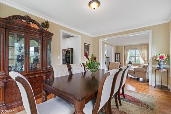 Dining room, Interior, Wood Texture Flooring
