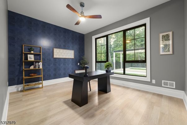 Home Office, Interior, Wood Texture Flooring