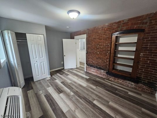 Empty room, Interior, Stone Walls, Wood Texture Flooring