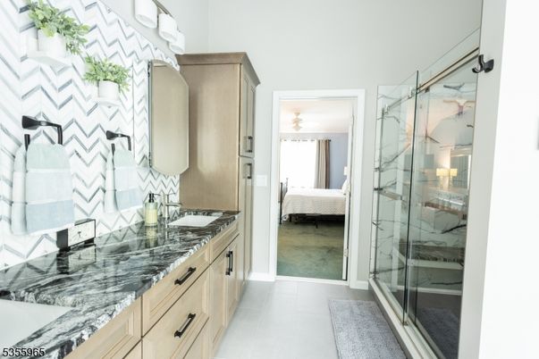Bathroom, Bedroom, Glass Shower, Interior