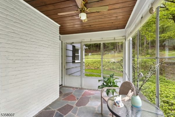 Interior, Stone Walls, Sun Room, Wooden Ceilings
