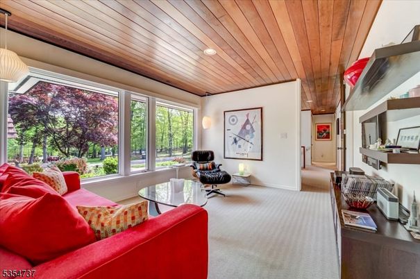 Interior, Living room, Pendant Lights, Wooden Ceilings