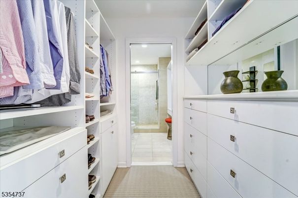 Bathroom, Glass Shower, Interior, Recessed Lighting, Walk-in Closets