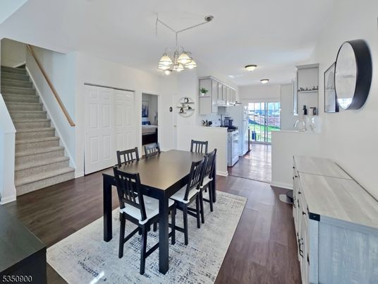 Chandelier, Dining room, Interior, Kitchen, Pendant Lights, Wood Texture Flooring