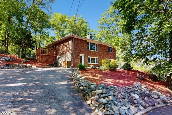 Exterior, Facade, Brick Facade, Log Home