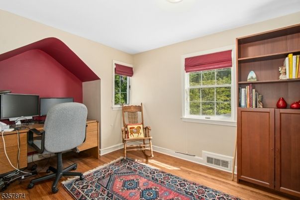 Home Office, Interior, Wood Texture Flooring