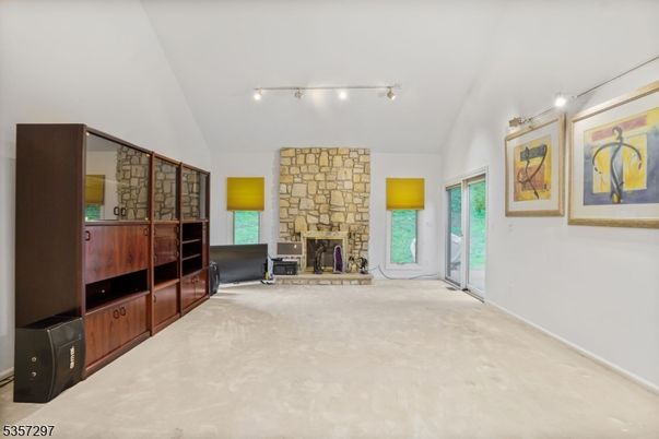 Fireplace, Interior, Stone Walls