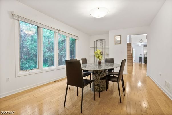 Dining room, Interior, Wood Texture Flooring