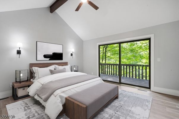 Bedroom, Interior, Wooden Beams, Wood Texture Flooring