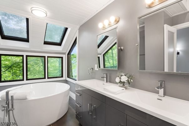Bathroom, Dual Sink Vanities, Free Standing Baths, Interior
