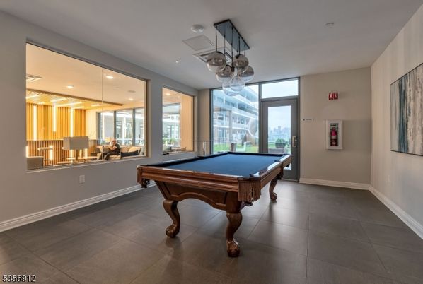 Billiard Table, Game Room, Interior, Pendant Lights, Recessed Lighting