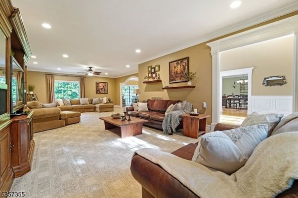 Fireplace, Interior, Living room, Recessed Lighting