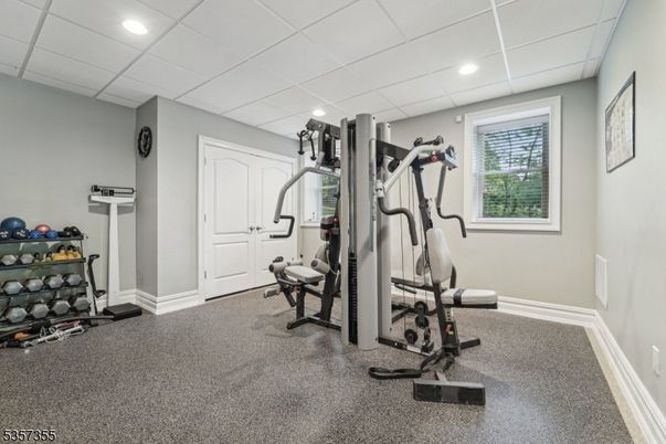 Fitness Equipment, Interior, Recessed Lighting