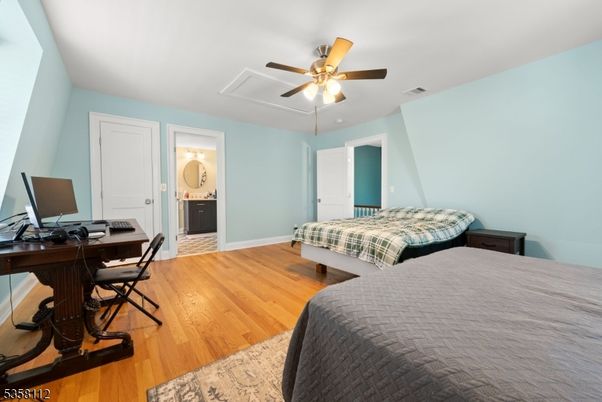 Bedroom, Home Office, Interior, Wood Texture Flooring