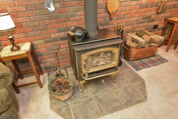 Fireplace, Interior, Stone Walls